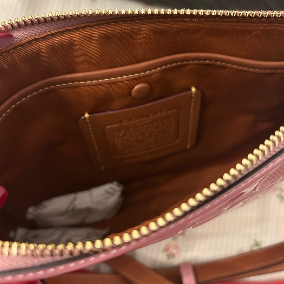 Coach Legacy Zip Top Crossbody in Signature Leather - Picture 6 of 11
